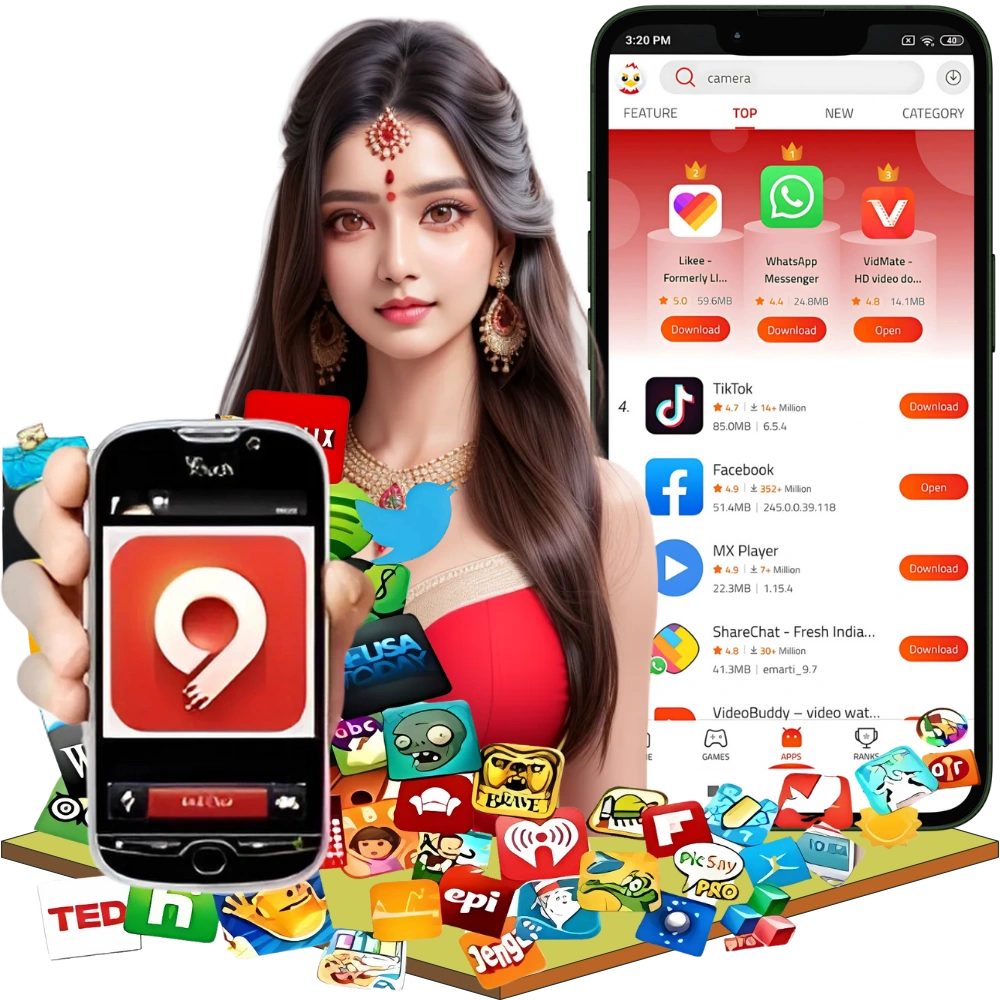 Download trending Android apps and games safely from 9appsapk.in – your trusted APK source